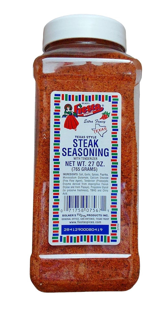 Bolner's Fiesta Texas Style Steak Seasoning, 27 Ounce