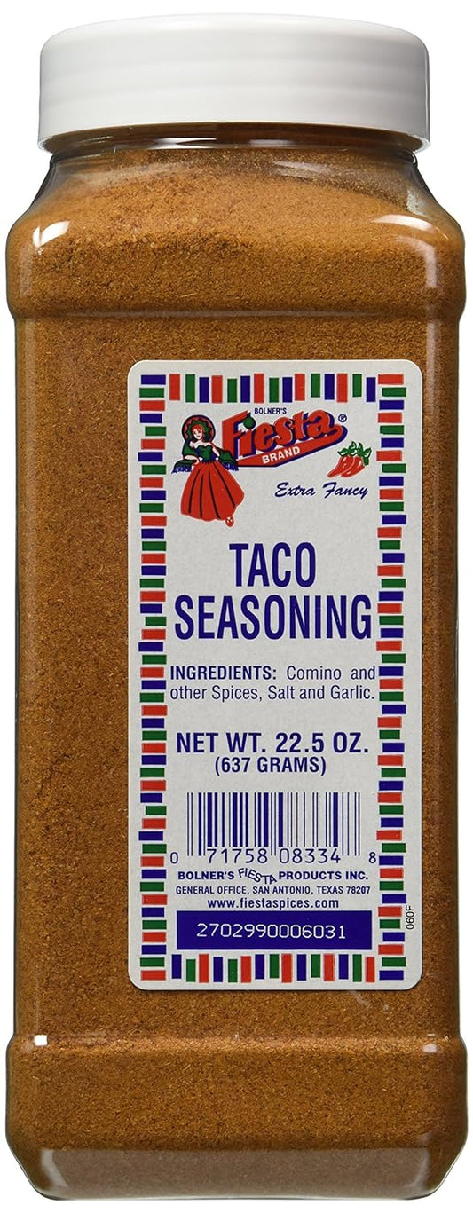 Bolner's Fiesta Extra Fancy Taco Seasoning, 22.5 Oz.